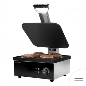 GGM Gastro | Contactgrill - 2200W - platen: boven & onder |, Verzenden, Nieuw