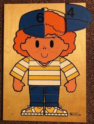 Rolf Puzzel aankleed jongen (2 x 16 stukjes), Verzenden, Nieuw