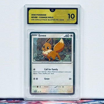 Pokémon Graded card - EEVEE COSMOS HOLO 200 - Pokémon - GG, Nieuw