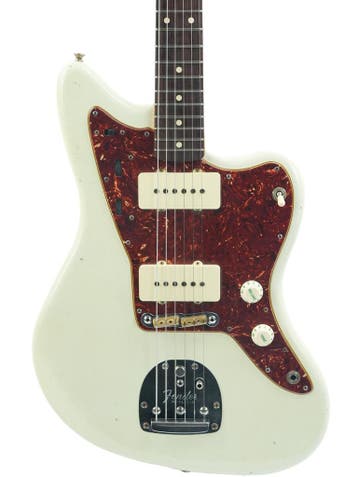 Fender Custom Shop 1962 Jazzmaster Journeyman Aged Olympi..., Ophalen of Verzenden, Zo goed als nieuw, Solid body