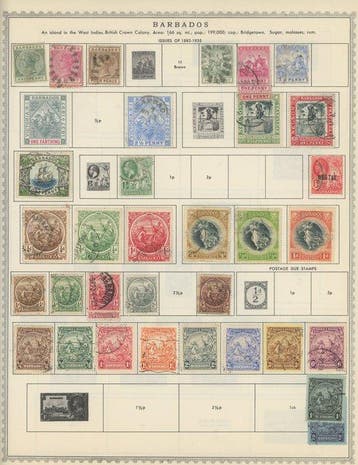 Australië 1882 - Antigua / Barbuda / Barbados / Bahamas -, Gestempeld