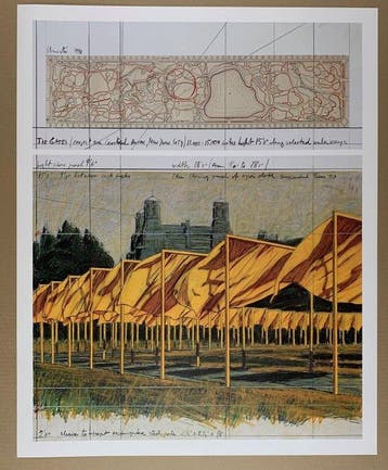 Christo (1935-2020) after - The Gates I, 1990 - New York,