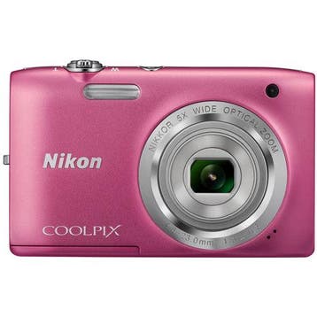 Nikon Coolpix S2800 Digitale Compact Camera - Roze, Verzenden, Zo goed als nieuw