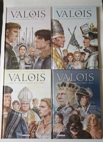 Valois T1 à T4 - Série complète - 4x C - 4 Album - Eerste, Boeken, Nieuw