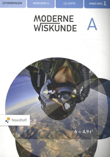 Moderne Wiskunde havo A 1 uitwerkingen 9789001892609, Boeken, Zo goed als nieuw