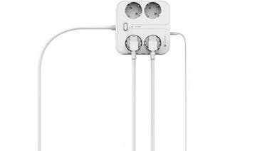 Stekkerdoos met USB – 4 Stopcontacten + 4 USB-poorten incl., Ophalen of Verzenden, Nieuw