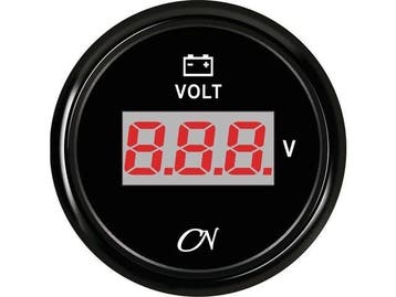 CN voltmeter digitaal Zwart, Ophalen of Verzenden, Nieuw