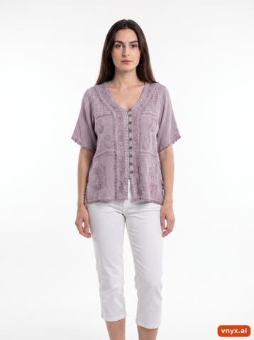 ETHNI Blouses Dames maat M Lilac Vintage, Ophalen of Verzenden, Nieuw