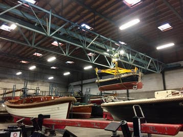 Winterstalling sloep & tender binnen - Alphen a/d Rijn, Herfst, Binnen