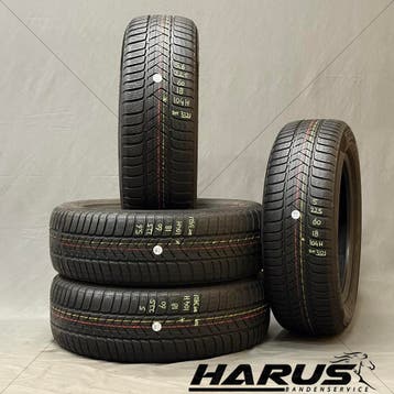 225/60/18 104H * Pirelli winterbanden 5,6/5mm profiel 4X, 18 inch, Gebruikt, Band(en), Personenwagen