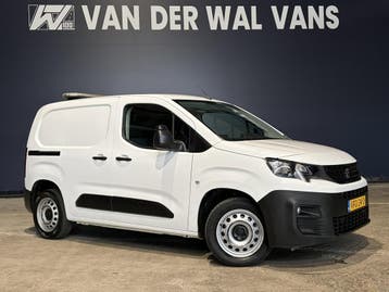 Peugeot Partner 1.5 BlueHDI L1H1 Euro6 Airco | Apple Carplay, Stof, Gebruikt, Wit, Dealer onderhouden