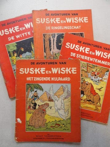 Suske en Wiske RV 7 + 10 + 12 + 13 - Rode reeks Vlaams - De, Nieuw