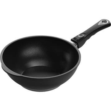 AMT Gastroguss Wokpan 26 cm – Geschikt voor alle warmtebr., Ophalen of Verzenden, Nieuw, Overige materialen, Wok