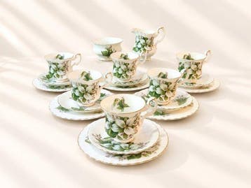 Royal Albert - Koffieservies (20) - Porselein - Trillium