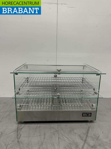 RVS Warmhoudvitrine 50 liter 55,4 cm 230V Horeca, Ophalen of Verzenden, Nieuw in verpakking