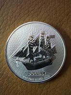 Cookeilanden. 1 Dollar 2021 - Bounty - 1 oz (.999) (Zonder
