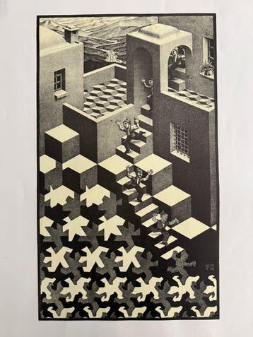 Maurits Cornelis Escher (1898-1972) - Cycle, Antiek en Kunst