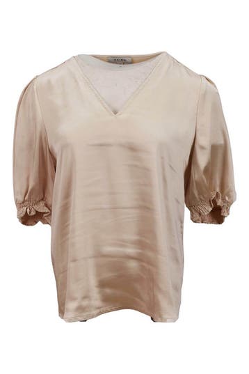 Aaiko Top in maat S Beige, Aaiko, Verzenden, Zo goed als nieuw, Beige