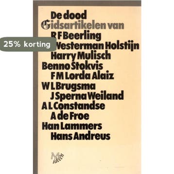 Dood 9789029006316 A.L. Constandse, Verzenden, Gelezen, A.L. Constandse
