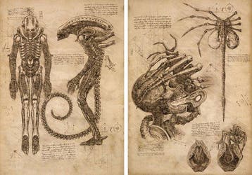 Boriani - 2x Alien, DaVinci, limited edition 16/20, Nieuw