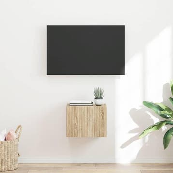 vidaXL TV Wandkast 39 x 31 x 29,5 cm Sonoma Bewerkt hout, Minder dan 50 cm, Verzenden, Nieuw, Minder dan 100 cm