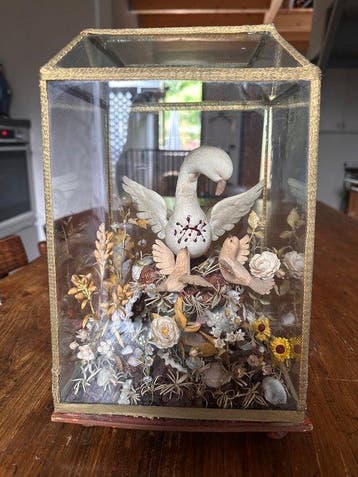 Religieuze en spirituele objecten - Glas, Metaal, Textiel -, Antiek en Kunst