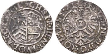 3 Kreuzer mit Titel Ferdinands Ii o J Stolberg Ortenberg:..., Verzenden
