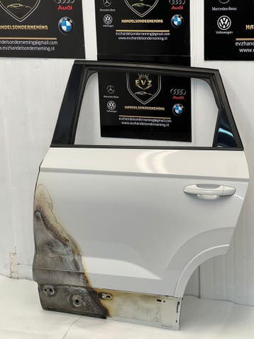 Seat Ateca portier 4-deurs links achter bj.2019 kleur wit, Gebruikt, Links, Seat, Deur