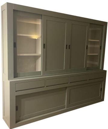 Buffetkast Engels groen Boskoop 260 x 220cm, Ophalen of Verzenden, Nieuw
