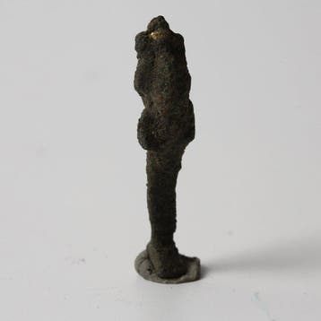 Oude Egypte, late periode Brons Osiris-statuet (Zonder