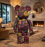 Paisley - Beeld, XL BE@RBRICK - Psychedelic 1000% - 70 cm -, Antiek en Kunst
