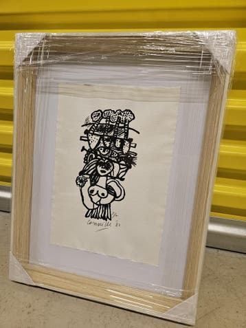 Print op geschept papier, Corneille, 1983, Nieuw
