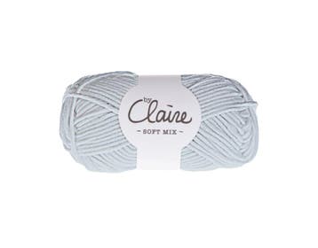 ByClaire Soft Mix 015 Iceblue - Haakgaren / Breigaren, Ophalen of Verzenden, Nieuw, Breien of Haken, Wol of Garen