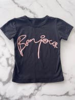 Meisjes t-shirt bonjour in de kleur zwart, Verzenden, Nieuw, Overige maten