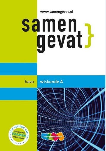 9789006078725 Samengevat havo Wiskunde A | Tweedehands, Boeken, Schoolboeken, Verzenden, Zo goed als nieuw, F.C. Luijbe