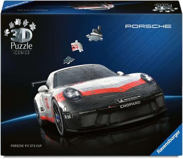 Iconics 3D Puzzel - Porsche 911 GT Cup (108 stukjes) |, Verzenden, Nieuw