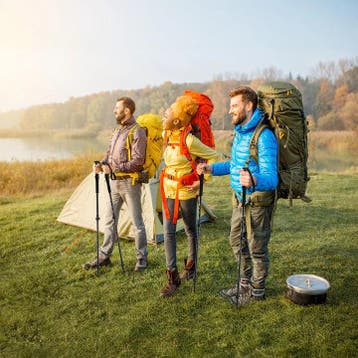 Nordic Walking-wandelstokken - Incl. Accessoires, Sport en Fitness, Bergsport en Wandelen, Verzenden, Nieuw