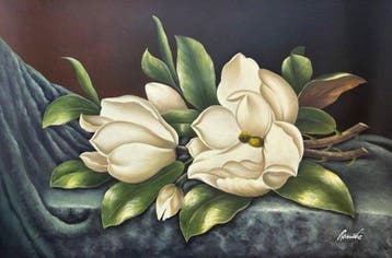 Rossitez (XX) - Magnolia Floral Still Life