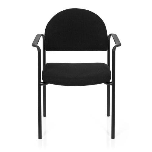 Vergaderstoel | Stof | Zwart | XT 700, Huis en Inrichting, Bureaus, Nieuw, Verzenden