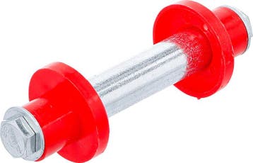 Asset voor kruiwagenwiel 128 mm Ø 20 mm met 2 afstandshul..., Verzenden, Nieuw