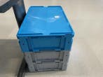 Stapelbak, 600x400x170 mm, euronorm, blauw kunststof,, Doe-het-zelf en Verbouw, Ophalen of Verzenden, Gebruikt