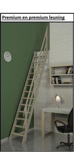 Steektrap vurenhout voor maar 155.00, Ophalen of Verzenden, Nieuw, Trap, 2 tot 4 meter