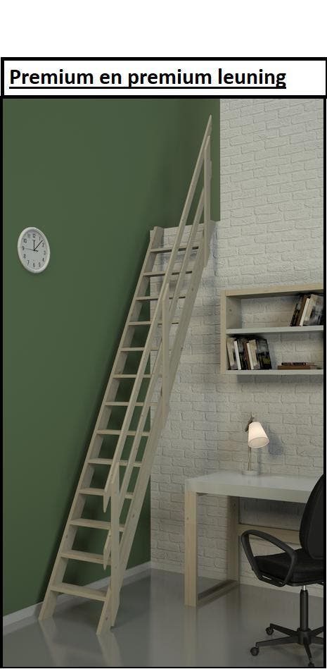 Steektrap vurenhout voor maar 155.00, Doe-het-zelf en Verbouw, Ladders en Trappen, 2 tot 4 meter, Nieuw, Trap, Ophalen of Verzenden