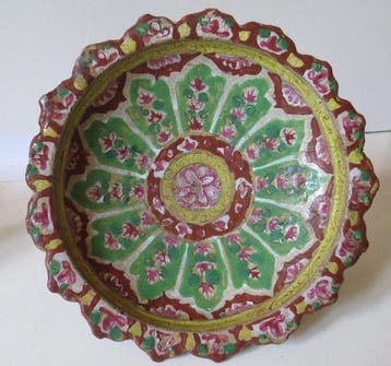 offerschaal - Keramiek - Thailand - Bencharong 1830