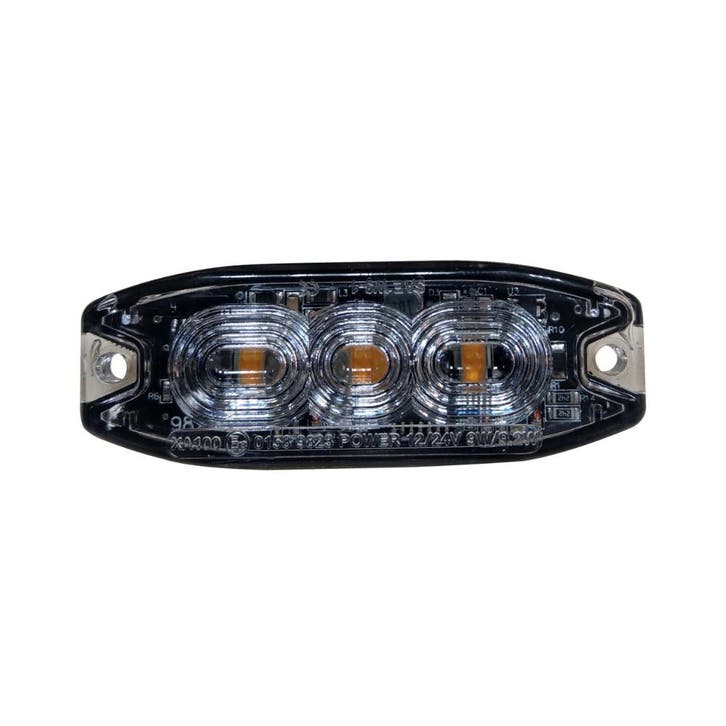 LED Flitser Oranje 12-24V | 3-LED, Auto-onderdelen, Verlichting, Nieuw, Ophalen of Verzenden