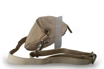 Manfield Crossbodytas Beige, Verzenden, Zo goed als nieuw, Beige