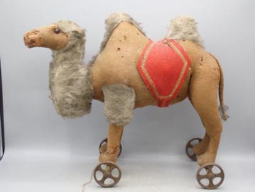 Steiff - Speelgoeddieren Camel - 1900-1910 - Duitsland, Antiek en Kunst
