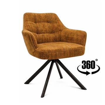 Eetkamerstoel Moreno Weave Copper, Huis en Inrichting, Stoelen, Ophalen of Verzenden, Nieuw