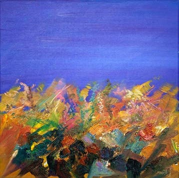 Massimo Nesti (1967) - Vegetazione al tramonto