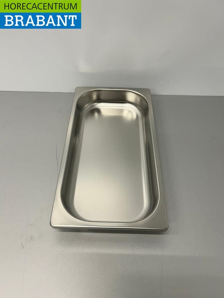 RVS Gastronorm Bak GN Bak 1/3 GN Diepte 40 mm Horeca, Zakelijke goederen, Horeca | Keukenapparatuur, Nieuw in verpakking, Ophalen of Verzenden